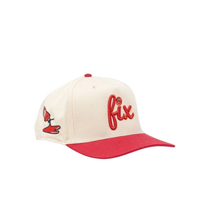 FIX HOT SAUCE CAP (RED AND OFF WHITE) - LIMITED FIRST EDITION