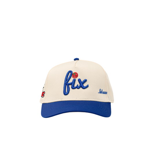 金刚弹珠游戏-KINGKONG金刚弹珠赛车模拟系统-虚拟轨道体验 CAP (ROYAL AND OFF WHITE) - LIMITED FIRST EDITION